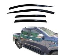 AUTO CLOVER Lot de 4 déflecteurs d'air pour Nissan Navara 2015+ Double cabine