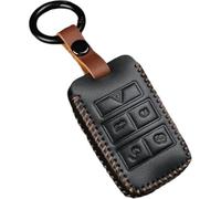 Auto Coque de Clé pour Land Rover Defender 130 2022-2024, Cuirs Coque de Clé de Voiture Pliant Voiture Clé à Distance Remplacement Boitier Clef Tui à Clés de Voiture Protecteur Accessoires Auto