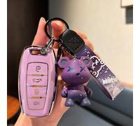 Auto Coque Fob Pour Haval Jolion Joico Jollein F7 H6 F7x Jolyon F7h Dargo Tpu Souple Voiture Clé Housse Porte-Clés Pour Haval H6 2022 - Type Purple Set