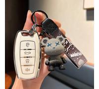 Auto Coque Fob Pour Haval Jolion Joico Jollein F7 H6 F7x Jolyon F7h Dargo Tpu Souple Voiture Clé Housse Porte-Clés Pour Haval H6 2022 - Type White Set 2