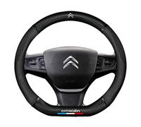 Auto Couvre Volant, pour Citroen ami AMI Xsara Picasso Berlingo C1 C2 C3 Aircross C4 38cm Respirant Esthétique Facile Entretien Confortable Caches Volant Accessoire Pratique,A Type D