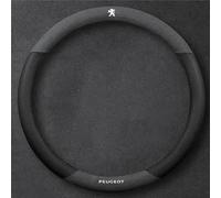 Auto Couvre Volant pour Peugeot 9x8 2021-2021, Housse de Volant en Cuir Respirant et Antidérapant Caches de Volant Protege Volant pour Homme et Femme Auto Accessoires,O-B