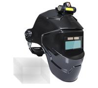Auto Darkening Technology - Instantly Adjusts Lens Shade to Protect Your Eyes from Sparks and UV/IR Radiation, Ensuring Clear Visibility and Safety While Welding. Solar Powered & Energy Efficient - O
