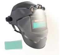 Auto Darkening Welding Helmet | Solar Powered Auto-Dimming Face Hood for Welder | Solar Powered Welding Helmet | for Automotive Construction Industry Workshop Factory Outdoor Farm
