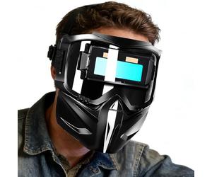 Auto Darkening Welding Helmet, True Color Face Shield, 3.86 Inches Viewing Area with Protective Build, High Definition Welder, Workshop Accessory with Style, Tool for Garage and Industry