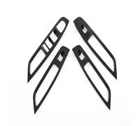 auto décoration voiture Compatible Avec Chery Pour Arrizo 8 2022 2023 2024 LHD Panneau D'accoudoir Porte Voiture Support Poignée Interrupteur Lève-vitre Garniture Couvercle Bouton(Black)