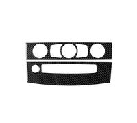 Auto Décorer Couvercle pour BMW E60 Série 5 2008-2010 Garniture Panneau CD Console Centrale Autocollant en Fibre Carbone Garniture Couverture Intérieur Accessoire Voiture Garniture Voiture Cadre