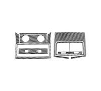 Auto Décorer Couvercle pour Q7 2007-2015 Fibre Carbone Intérieur Voiture Échappement Arrière Évent Décoratif Autocollant Couverture Bouton Interrupteur Garniture Cadre Garniture Voiture Cadre