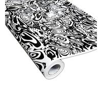 Auto-Dress Erlkönig Film pour voiture avec technologie de canal d'air pour habillage de voiture 3D - Film de camouflage pour prototypes (150 x 150 cm, couleur : noir et blanc, finition : brillant)