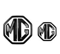 RIKCAT Auto Emblème du Logo Badge pour MG MG4, Capot Avant Arrière Emblème Autocollant Ornements Emblème Accessoires de Voiture,C-1