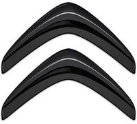 Auto Emblème Logo pour Citroen C6 2016-2023,3D Sport Lettres Insigne Autocollant Décoratifs Voiture Capot Insigne et Coffre Badge Logo Autocollants Car Décoration Styling Accessoire,Black