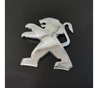 Auto Emblème pour Peugeot 208 2012-2015, ABS Emblème Logo de Volant Logo Capot De Voiture Badge Tronc Logo Accessoire Voiture,A-S