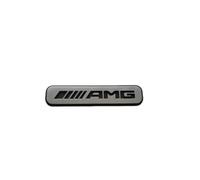 Auto Emblème pour Smart #1, Logo Emblèmes Badge Logo Badge Autocollant D'Insigne de Logo 3D Métal Sticker pour Carrosserie Décoration Accessoires,AMG-Silver
