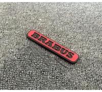 Auto Emblème pour Smart Brabus,Badge Autocollant en D'emblème Emblème Voiture Imperméable Accessoire de Décoration pour Voiture,B