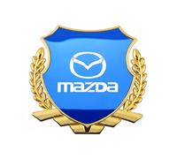Auto Emblèmes Autocollant Compatible avec Mazda 6 MPS 2006 2007, Voiture Emblème Badge 3D Autocollant Logo Auto Extérieurs Modification,D
