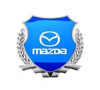 Auto Emblèmes Autocollant Compatible avec Mazda 6 MPS 2006 2007, Voiture Emblème Badge 3D Autocollant Logo Auto Extérieurs Modification,B