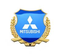 Auto Emblèmes Autocollant Compatible avec Mitsubishi Lancer 2000 2001 2002 2003, Voiture Emblème Badge 3D Autocollant Logo Auto Extérieurs Modification,B