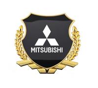 Auto Emblèmes Autocollant Compatible avec Mitsubishi Lancer Evolution IX 2005 2006 2007, Voiture Emblème Badge 3D Autocollant Logo Auto Extérieurs Modification,A