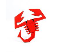 Auto Emblèmes pour Abarth 500/595/695,Logo Insigne Emblème Autocollant Décalcomanies D'insigne Capot Décoratif Badge Tronc Logo Style Accessoires,A