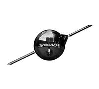 Auto Emblèmes pour Volvo XC60 2022-2024,Lettre Stickers 3D Logo Grille Capot Avant Arrière Emblème Autocollantes D'insigne Autocollant de Rechange Extérieurs Modification,A