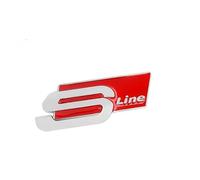 Auto Emblèmes Sticker pour Audi Sline TT Q2 Q3 Q5 Q7 Q8 A3 A4 A5 A6 A7, 3D de Rechange Logo Body Stickers Insigne Autocollant Decal Décoration Voiture Styling Accessoires,A