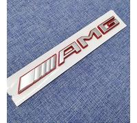 Auto Emblèmes Sticker pour Benz AMG, 3D de Rechange Logo Body Stickers Insigne Autocollant Decal Décoration Voiture Styling Accessoires,Red