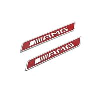 Auto Emblèmes Sticker pour Benz AMG, 3D de Rechange Logo Body Stickers Insigne Autocollant Decal Décoration Voiture Styling Accessoires,Red