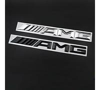 Auto Emblèmes Sticker pour Benz AMG, 3D de Rechange Logo Body Stickers Insigne Autocollant Decal Décoration Voiture Styling Accessoires,Black