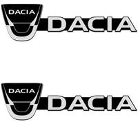 Auto Emblèmes Sticker pour Dacia Duster Logan MCV Sandero Stepway Dokker Lodgy, 3D de Rechange Logo Body Stickers Insigne Autocollant Decal Décoration Voiture Styling Accessoires