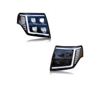 Auto Ensemble Phare Pour Pajero LED Eau Qui Coule Scintillement Lampe Frontale DRL Phares Paire Phare Voiture Assemblée(LHD)