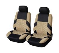 Auto Ensembles Housses Siège pour Ford Puma Puma St 2000-2024, 2 Pièces Respirant Avant Couver Universelle Imperméable Protection Accessoires,C/Beige