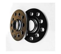 Auto Entretoises Roue Compatible Avec VW Pour Golf Pour Pour Polo Pour Jetta 2 Pièces En Alliage D'aluminium Noir Entretoise De Roue 5x100 5x112 57,1 Boulons Forme Boule 14x1,5