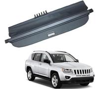 Auto Étagère Arrière Rétractable De Coffre pour Jeep Compass 2009-2012, Housse Colis Cargo Coque Cache-Bagages Couverture De Cargaison