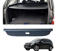 Auto Étagère Arrière Rétractable De Coffre pour Mercedes Benz ML W164 ML320 300 350 400 500, Noir Coffre de Arrière Panneau de Bouclier de Sécurité, Stockage de Partition de la Boîte de Queue Étagères