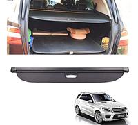 Auto Étagère Arrière Rétractable De Coffre pour Mercedes Benz ML W166 ML320 ML350 ML400 500 2013-2017, Panneau de Bouclier Housse Colis Cargo Coque Cache-Bagages, Stockage de Partition Boîte Queue