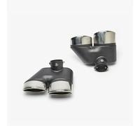 Auto Extrémités de tuyau Une Paire D'embouts D'échappement Voiture Acier Inoxydable Pour Mercedes Pour Benz Pour W220 Pour AMG Tuyaux D'échappement Silencieux D'extrémité