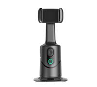Auto Face Tracking Phone Holder,No App Required,360° Rotation Phone Camera Stand with Remote and Gesture Control, Smart Shooting Tripod for Vlog/TIK Tok Live Streaming Youtube Video Recording