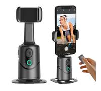 Auto Face Tracking Trépied pour téléphone portable avec suivi à 360 °, contrôle des gestes, Smart Cardan Stabilisateur pour enregistrement vidéo