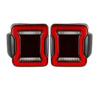 Auto Feux Arrières pour Jeep pour Wrangler JK 2007-2018 Feu Stop Feux De Jour De Recul Ensemble De Feux Arrière De Voiture Feux Arrière À LED Feu Arrière(Euro Version)