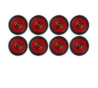 Auto Feux Arrières pour Jeep Truck Lorry Pickup 4x4 12V 24V 4 Pouces Feux Arrière LED Voiture Arrêt Frein Feu Arrière DRL Feu Marche Arrière Feu Recul Feu Arrière(8X Yellow Red)