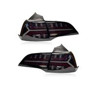 Auto Feux Arrières pour Tesla pour Modèle 3 pour Modèle Y 2016-2023 Feux Arrière Voiture Feu Arrière LED Signal Dynamique DRL Frein Marche Arrière Feu Arrière(Conduite à Gauche)