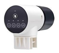 Auto Fish Feeder, Fish Food Dispenser, Small Tank Feeder, Timer Fish Feeder, Auto Feeders Small Tank Food Distributeur with Timer, Ideal for Pellets and Powders for Your Fish's Vacation Feeding