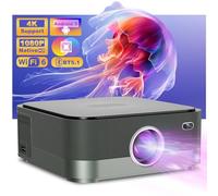 【Auto Focus/Keystone】 Mini Videoprojecteur 4k Mini Projecteur Video Portable Retroprojecteur 4k Videoprojecteur Projector Holographique pour TV Stick/PS5/HDMI USB, WiFi 6 Bluetooth, 25000LM