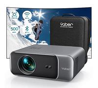 【Auto Focus/Keystone】 Videoprojecteur 4K, 400 ISO Lumens YABER V9 Projecteur Video WiFi 6 Bluetooth, 2x6W Haut-Parleurs, Videoprojecteur Portable Natif FHD 1080P, Home Cinéma/Extérieur