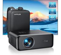 ¿Auto Focus/Keystone¿ Vidéoprojecteur 4K Wifi Bluetooth 35000 Lumens Full Hd 1080P, Projecteur 4K Supporté Zoom 50% Vidéoprojecteur Wifi6 Portable Home Cinéma/Extérieur Pour Phone/Tv Stick/Ps5
