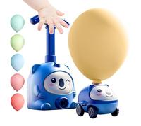 Auto giocattolo nourrit le palloncino - 12 x 10 cm | Auto donne une pression d'aria Giocattoli didattici STEM fai-da-te pour bambini Esperimento Veicolo Cadeau éducatif amusant pour usage interne