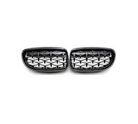 Auto Grille calandre Avant Pour BMW E90 E91 318i 320i 325i 328i 2009-2012 Grilles En Diamant Calandre Voiture Calandre Pare-chocs Avant Gril Course(Noir brillant)
