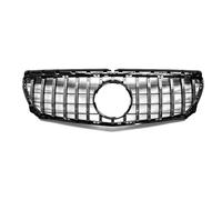 Auto Grille calandre Avant Pour Mercedes Pour Benz W246 Pour B Classe B180 B250 2012 2013 2014 Calandre Voiture Pare-chocs Supérieur Capot Maille Grille Kit Gril(Argent)