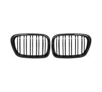 Auto Grille Chocs Centrale Avant Pour E39 Pour Série 5 525 528 530 Pour M5 1997-2003 Grille Capot Avant Voiture ABS(Carbon Look)