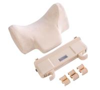 Auto Headrest Appuie-tête de Voiture en Forme de U, Oreiller de Voyage à réglage mécanique, Oreiller Cervical de Voiture, Oreiller en Coton à mémoire de Forme(B)